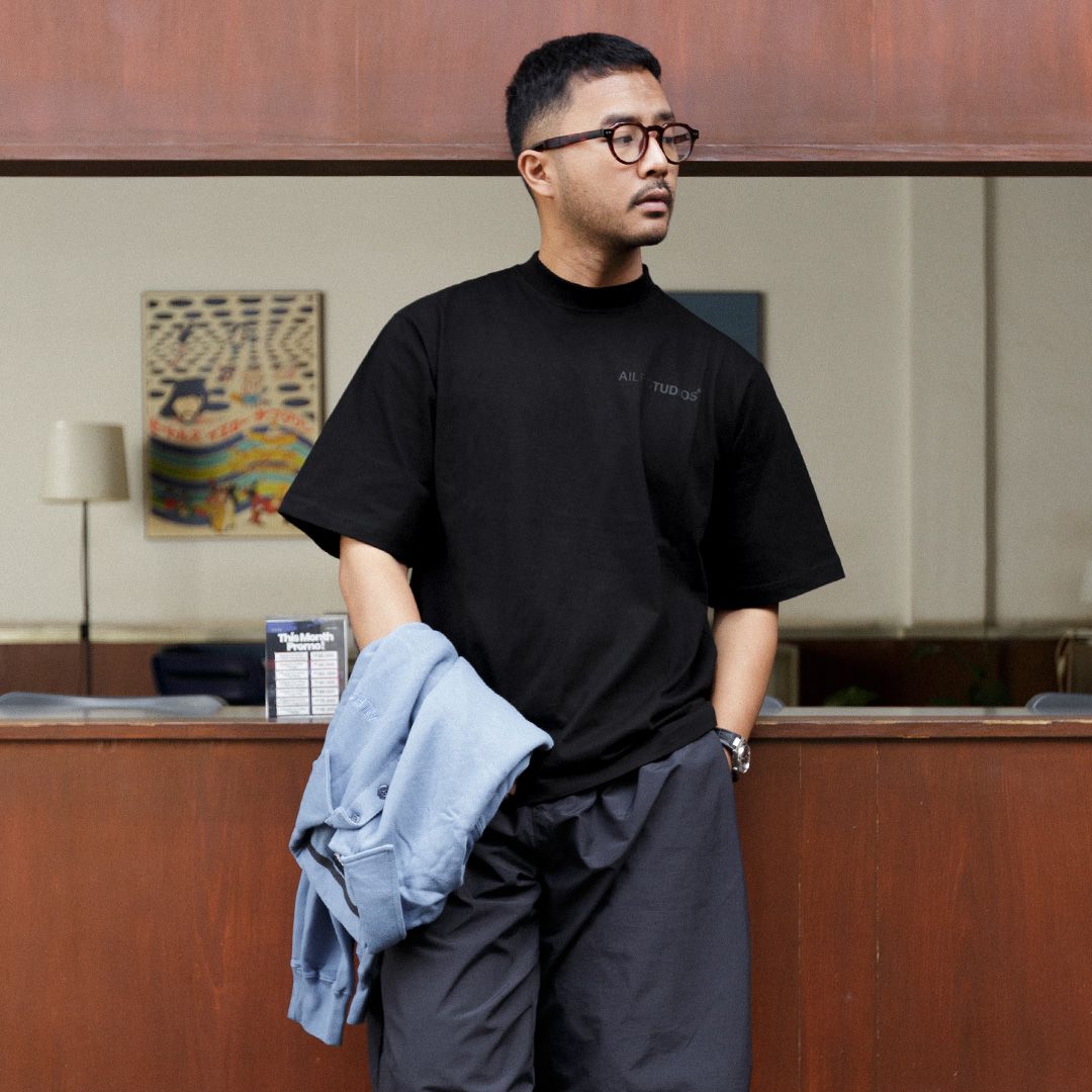 TED OVERSIZED TSHIRT - BLACK